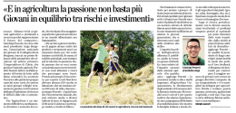 In agricoltura, la passione da sola non basta più: i giovani devono trovare un equilibrio tra rischi e investimenti